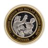 Image 1 : .999 Silver Pioneer Hotel & Gambling Hall $10 Casino Limited Edition Gaming Toke