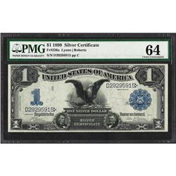 1899 $1 Black Eagle Silver Certificate Note Fr.226a PMG Choice Uncirculated 64