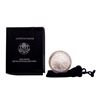 Image 1 : 2006 $1 Burnished American Silver Eagle Coin with Box & COA