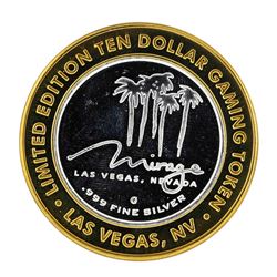 .999 Silver The Mirage Las Vegas, Nevada $10 Casino Limited Edition Gaming Token