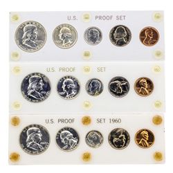 Lot of 1959-1961 (5) Coin Proof Sets