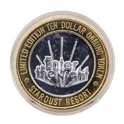 .999 Silver Stardust Resort Las Vegas, Nevada $10 Casino Limited Edition Gaming