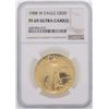 Image 1 : 1988-W $50 American Gold Eagle Coin NGC PF69 Ultra Cameo