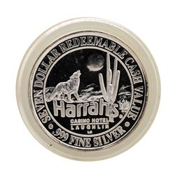 .999 Fine Silver Harrah's Laughlin, Nevada $7 Casino Limited Edition Gaming Toke