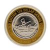 Image 2 : .999 Silver Monte Carlo Las Vegas, Nevada $10 Casino Limited Edition Gaming Toke
