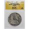 Image 1 : 1809-Mo Mexico Ferdinand VII 8 Reales Coin ANACS AU50 Details