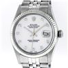 Image 2 : Rolex Men's Stainless Mother Of Pearl Diamond 36MM Datejust Wristwatch