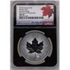 Image 1 : 2018 $5 Canada Maple Leaf Silver Coin NGC MS70