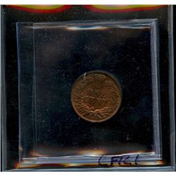 USA;  1888 1¢ BU Red.  Lustrous issue that looks to be lacquered.