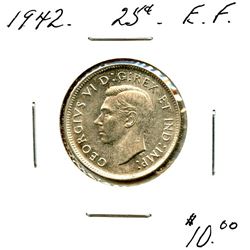 1942 25¢ EF