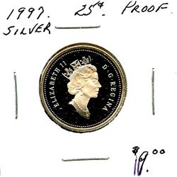 1997 25¢ Proof like