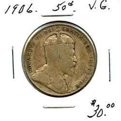 1906 50¢ VG