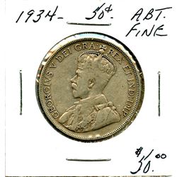 1934 50¢ About F