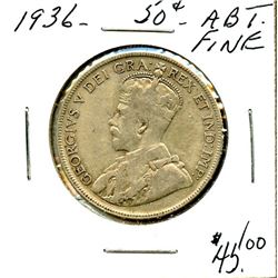 1936 50¢ About F