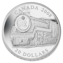 2008 $20 Royal Hudson fine silver coin cased with the original outer box.
