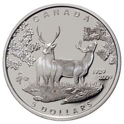 2009 $5 80th anniversary of Canada in Japan cased with the original outer box.