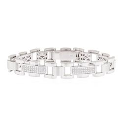 2.35 ctw Diamond Bracelet - 14KT White Gold