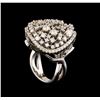 Image 4 : 14KT White Gold 2.74 ctw Diamond Ring
