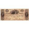 Image 1 : 1828 $3 Hoboken Banking, NY Obsolete Bank Note