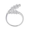 Image 2 : 0.37 ctw Diamond Ring - 18KT White Gold