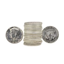 Roll of (20) Brilliant Uncirculated 1964 Kennedy Half Dollar Coins