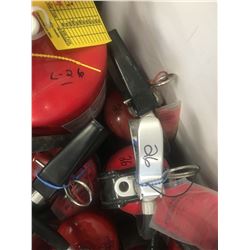 5 @ 20lbs with 3 @ 5lbs fire extinguisher charged