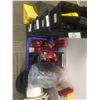 Image 4 : Wheel chock, emerg road marker kits, spill kit,welding helmet, tow ropes, winter kits,walk station, 