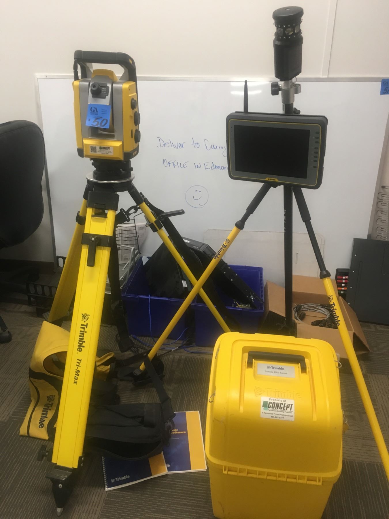 Trimble , RTS Serious total surveying instrument,with GPS, tri Max pod, 51003007MEP150LV0000 with