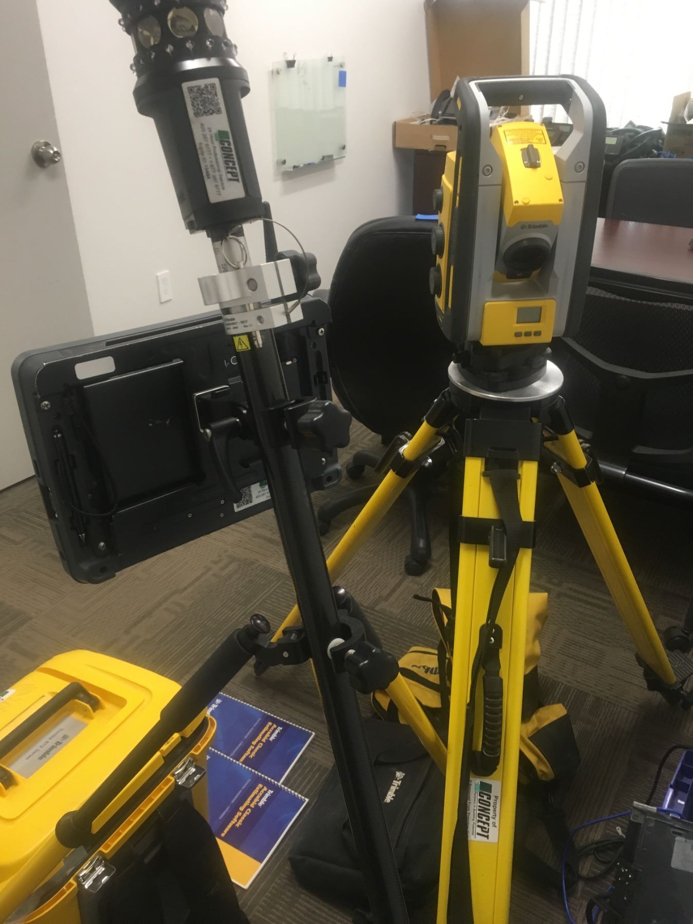 Trimble , RTS Serious total surveying instrument,with GPS, tri Max pod, 51003007MEP150LV0000 with