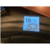 Image 2 : 3 Black leather, adjustable office chairs with arms on wheels