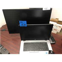 HP laptop EliteBook 850 intel core 15, w/dock, View sonic Monitor, mouse