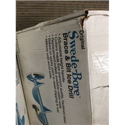 2 Swede-Bore Brace & Bit ice drill