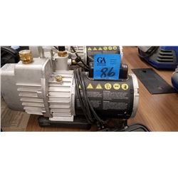 YJ SUPEREVAC, 2 stage, 6 cfm, vacuum pump, Model: 93560, S/N:X460120