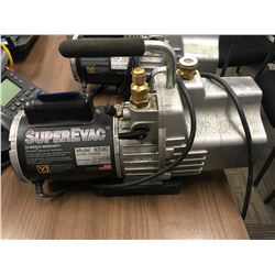 YJ SUPEREVAC, 2 stage, 6 cfm, vacuum pump, Model: 93560, S/N X442726