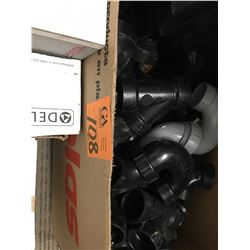 ABS pipe various sizes and angles of connectors, Aqua therma connectors,PVC various sizes of connect