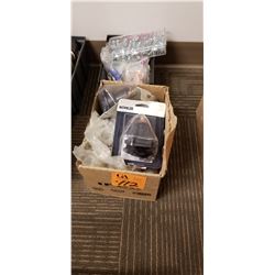 Gauges, small various size of nuts ,Adapter, Hydra-Zorb 1/2" Hyra-Zorb tube, relief valve from water