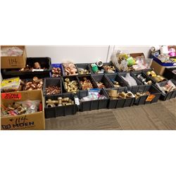 Approx 26 various boxes of copper and brass fitting and valves