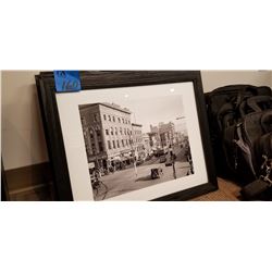 4 Black framed prints of Edmonton