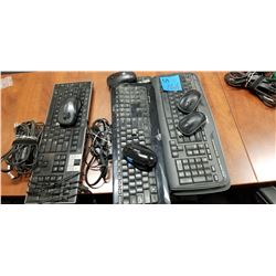 5 Keyboards: 2 Logitech, 1 Microsoft, 1 HP, 1 Dell