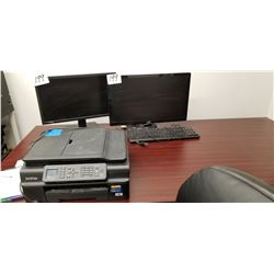 2 Monitors 1-ACER LED Technology - 1 View Sonic PLUS 3 Keyboards 1-HP Keyboard + 1-Microsoft KeyBoar