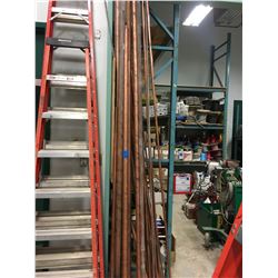 Large Volume of copper pipe - 100's ft Various Lengths + Widths