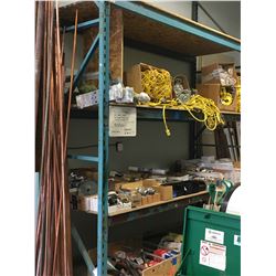 2 Sections of blue pallet racking