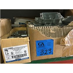 Misc Connectors, Clamps, Straps, Lights, Switches, Bolts, Elec Boxes, Screw Couplings, Breakers, Cou