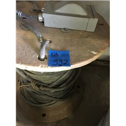 50ft  - 4wire on spool w/ junction box, 3 assort H.d Jobsite Ext Cords