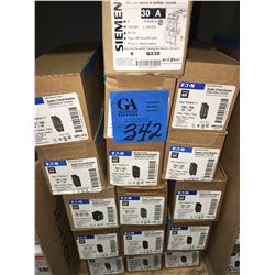 22- 15AMP Duplex Circuit Breakers