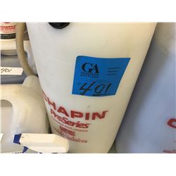 4- 18.9 LTR Drinking water/ 3-Chapin Spray Pumps/ 1- HILTI Spray Pump 21/2 Jugs Oil Cleanser + GOJO 