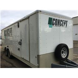 Wells Fargo 28ft Cargo-Trailer S# B09-1872955, Mobile Project Unit, Excellent Cond. Fully Electrifie