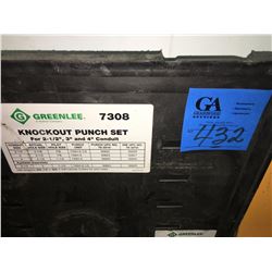 1- Greenlee Knockout Punch Set # 7308