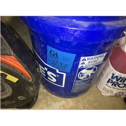 Waterline Antifreeze/ Liquid Scale Remover/Synthetic Viscosity Improver Plus Pail of MISC Fishing Su