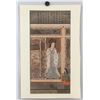 Image 2 : Japanese Woodblock Print of Noble Woman on Paper